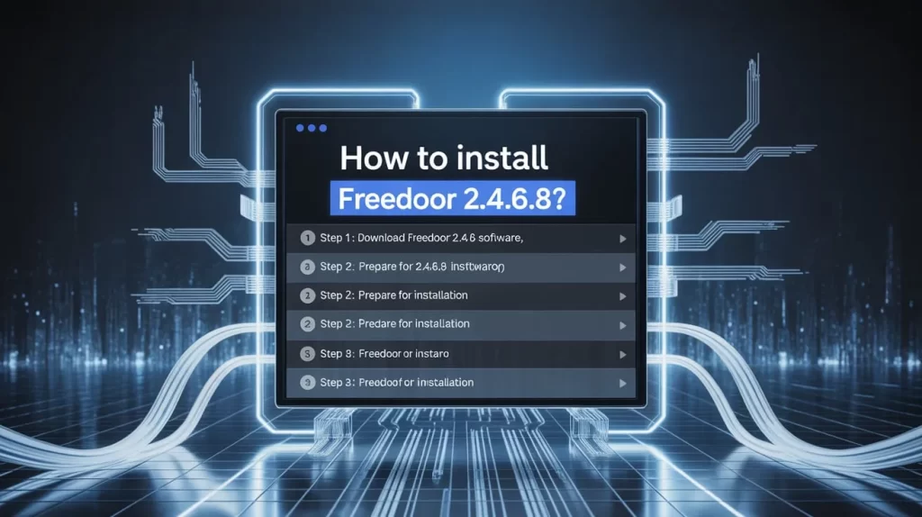 How to Install Freedoor 2.4.6.8? A Step-by-Step Guide for Easy Setup