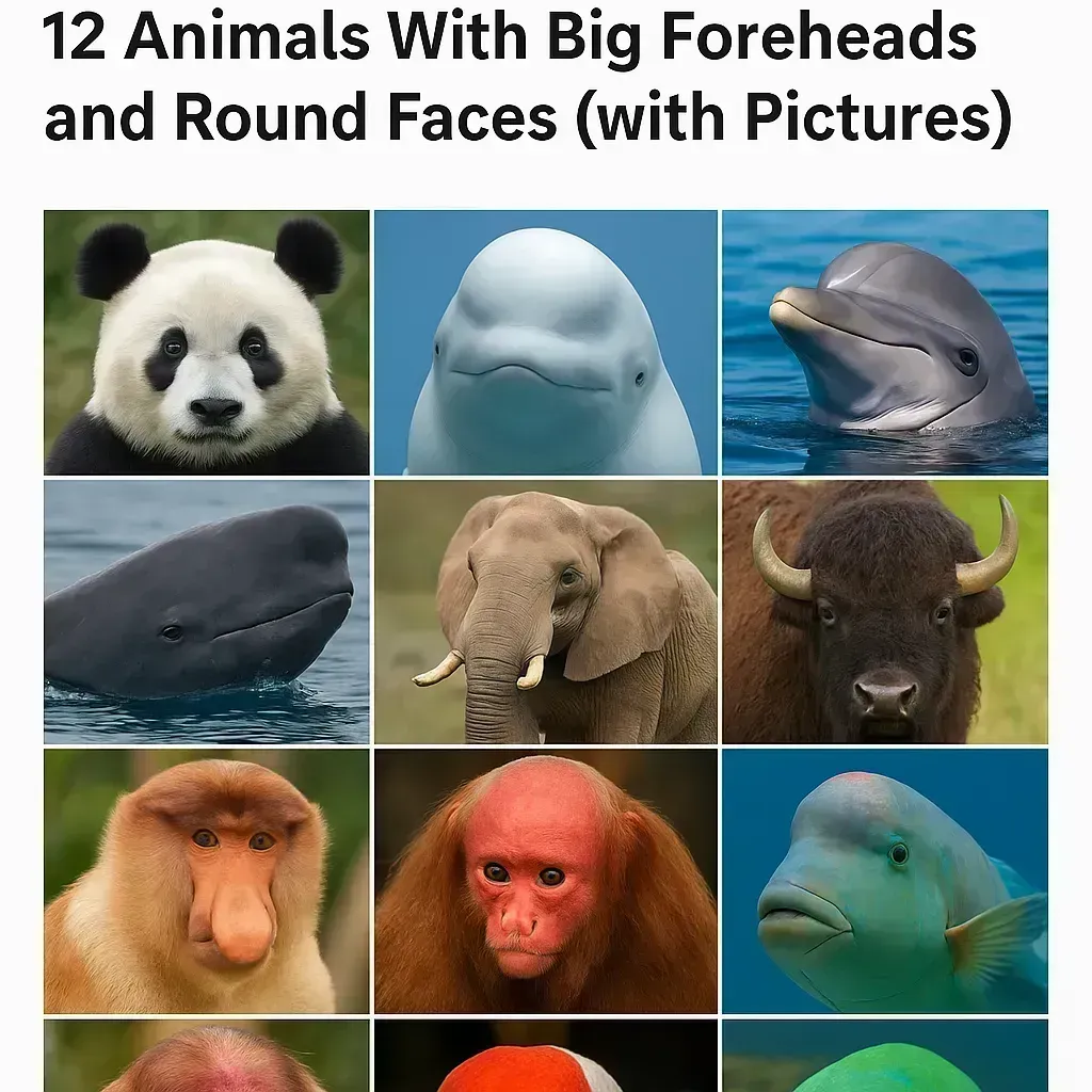 12 Animals With Big Foreheads and Round Faces