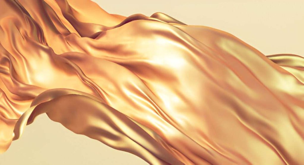 Gold cloth stock