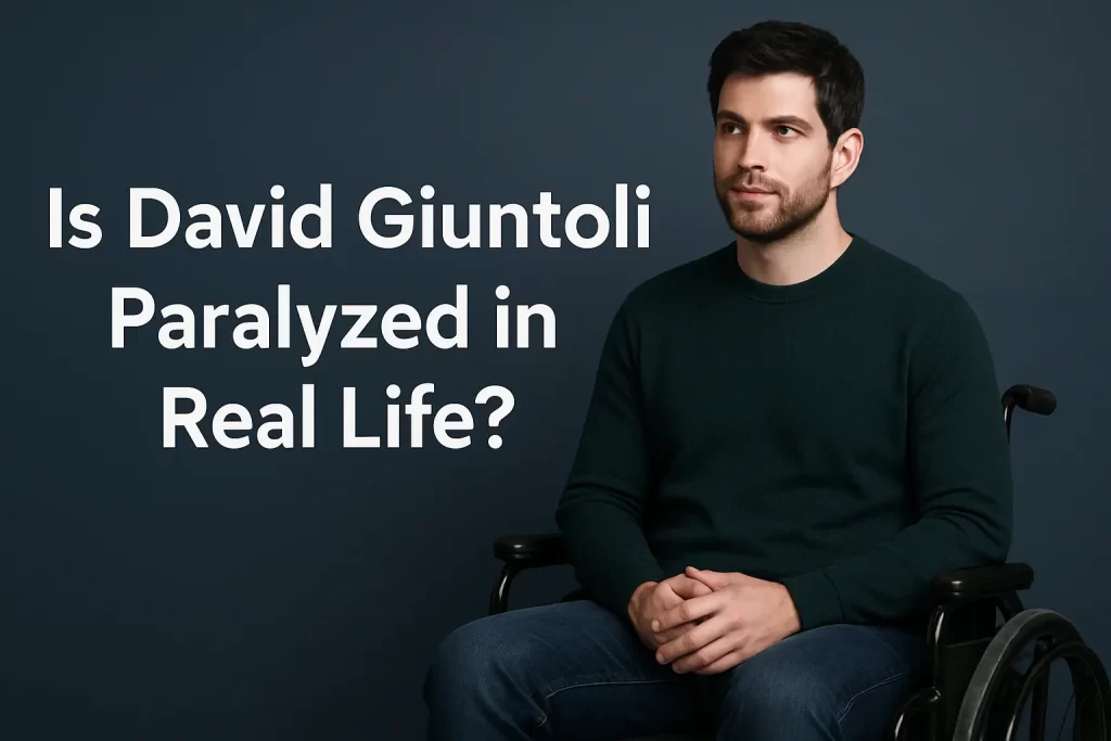 Is David Giuntoli Paralyzed in Real Life