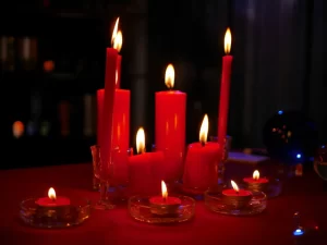 Red Candles Represent Anger in Spells